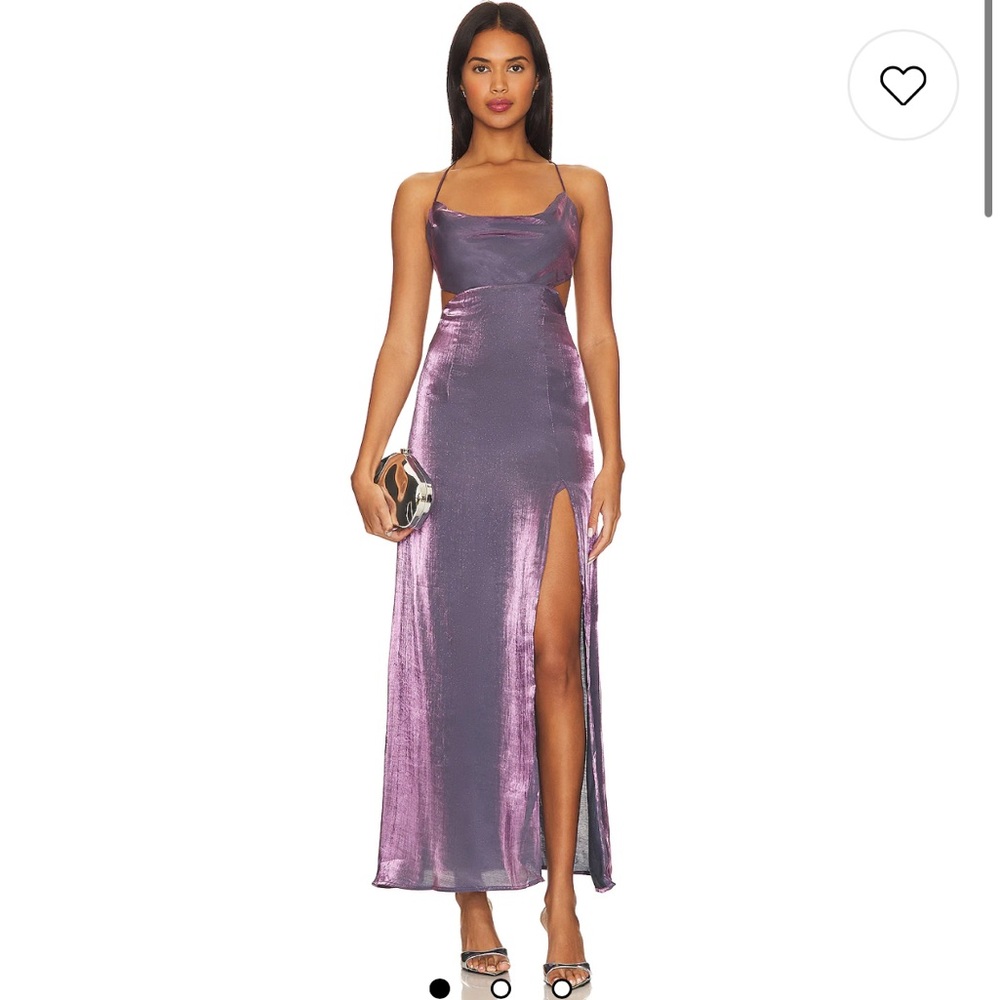 Astr the Label Shivani Dress in Lavender Shine